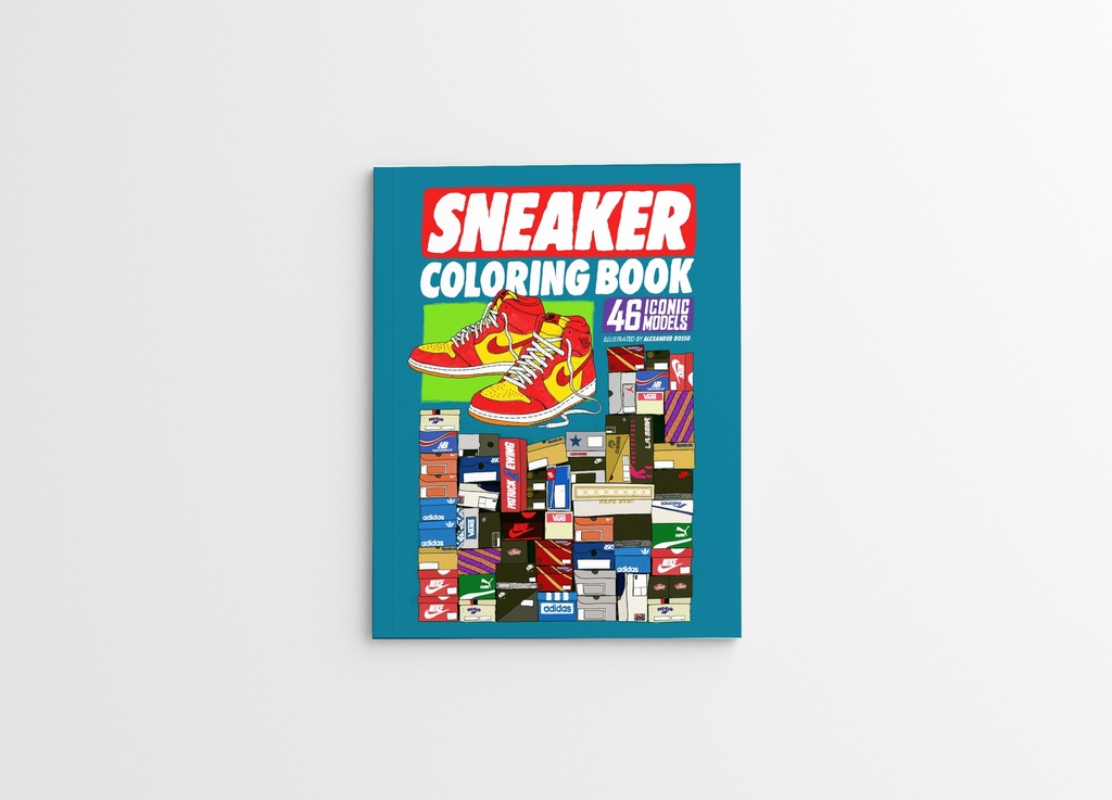 Sneaker Coloring Book